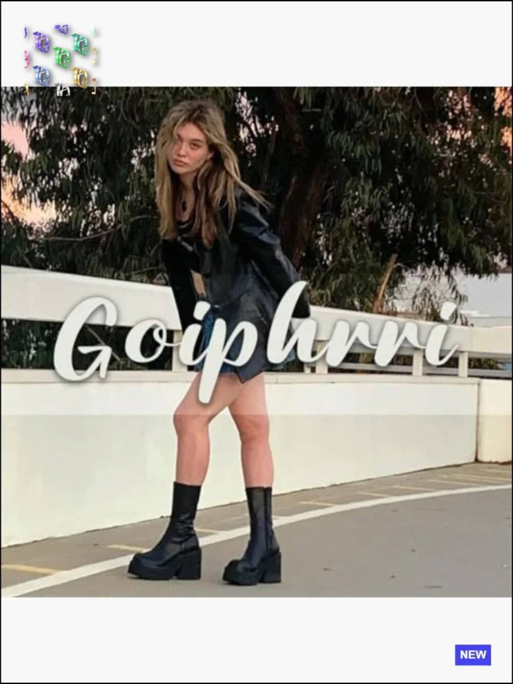 Chunky Heel Platform Ankle Boots Fashion Work Combat Punk Booties Lace Up Side